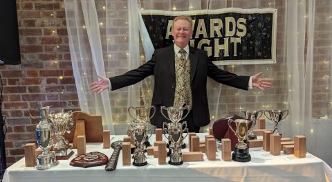 Members dressed up for the annual awards night