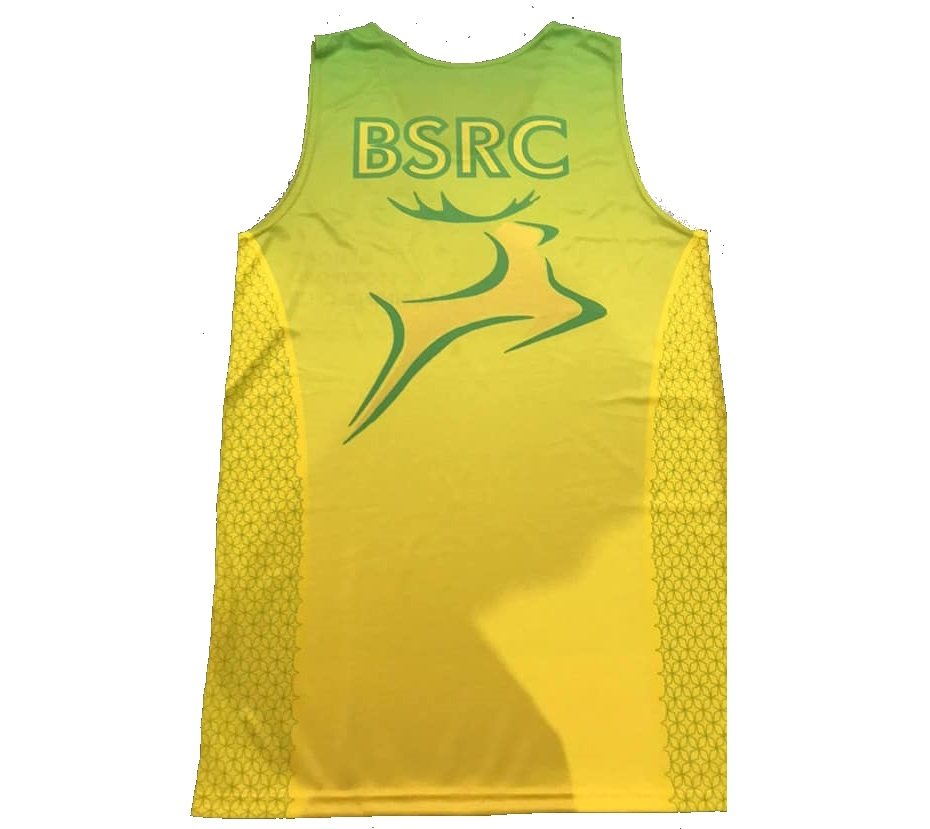 Club running vest, back