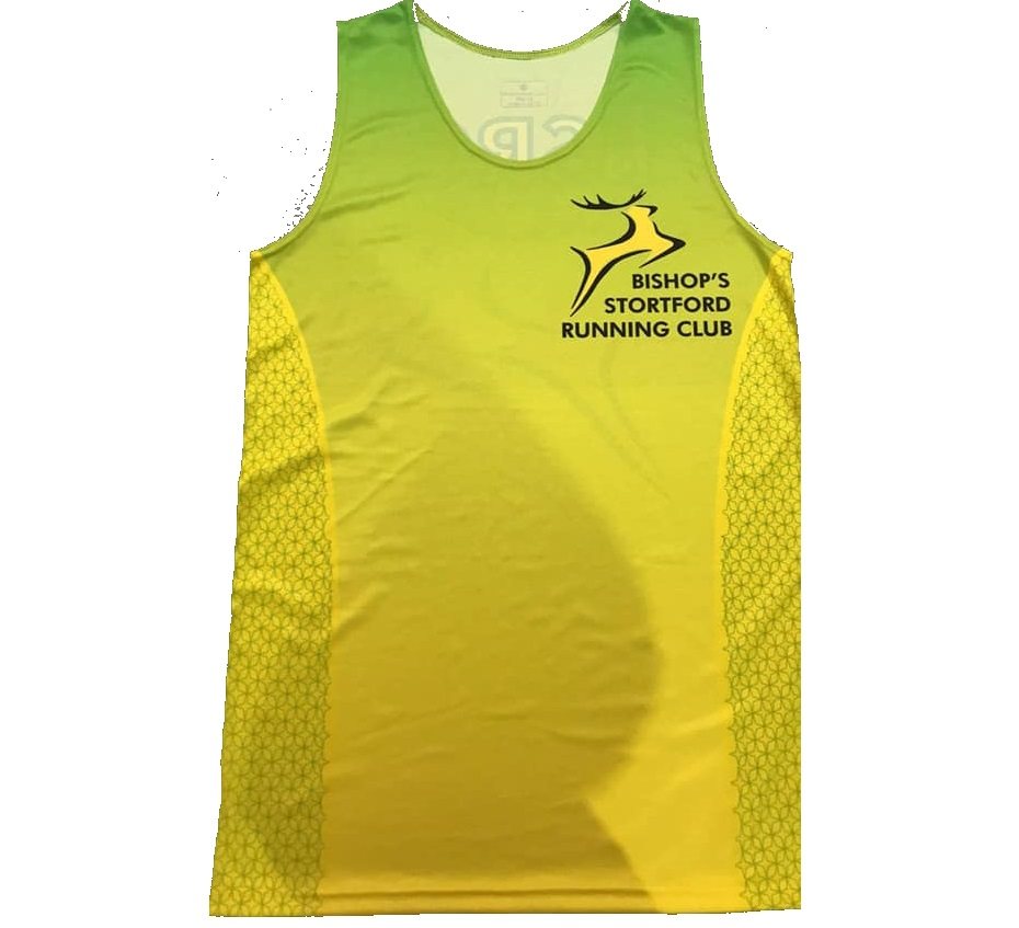 Club running vest, front